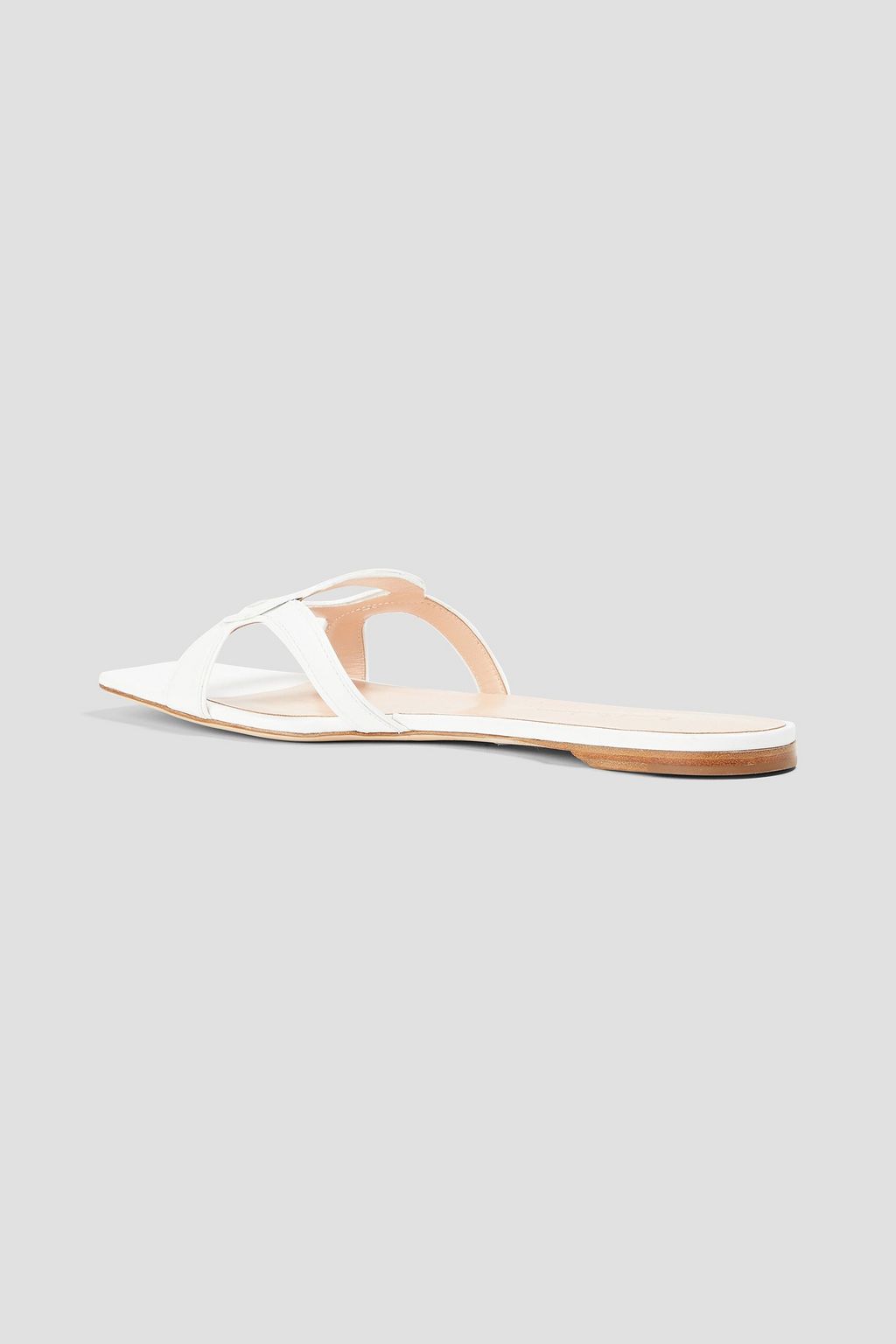 RUPERT SANDERSON Leather slides