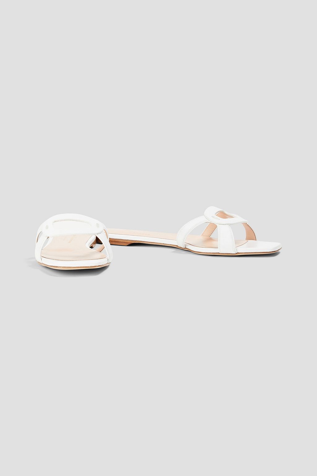 RUPERT SANDERSON Leather slides