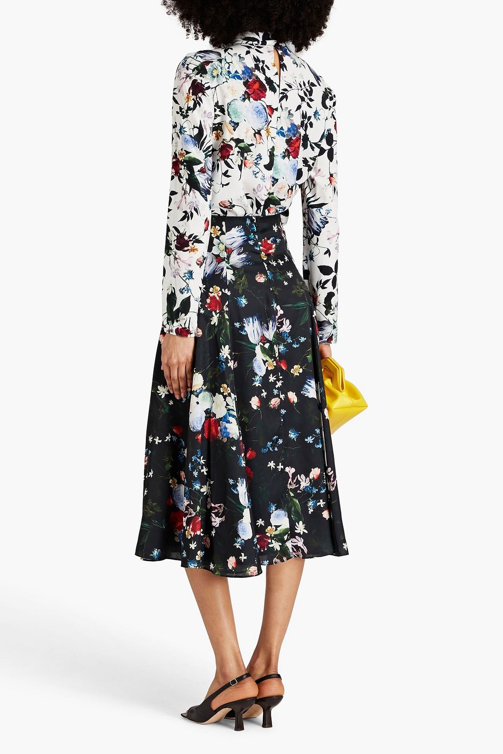 ERDEM Yvonna floral-print crepe de chine blouse