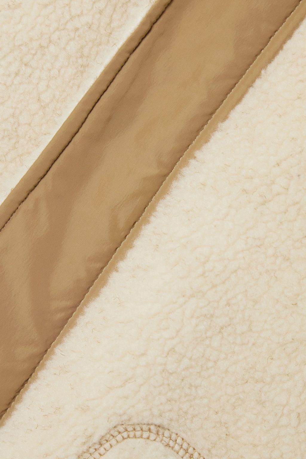 HOLZWEILER Reaction shell-trimmed faux shearling coat