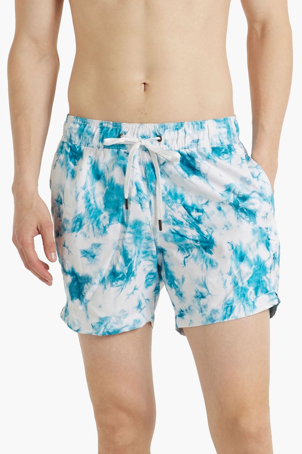 ONIA Charles mid-length printed swim shorts