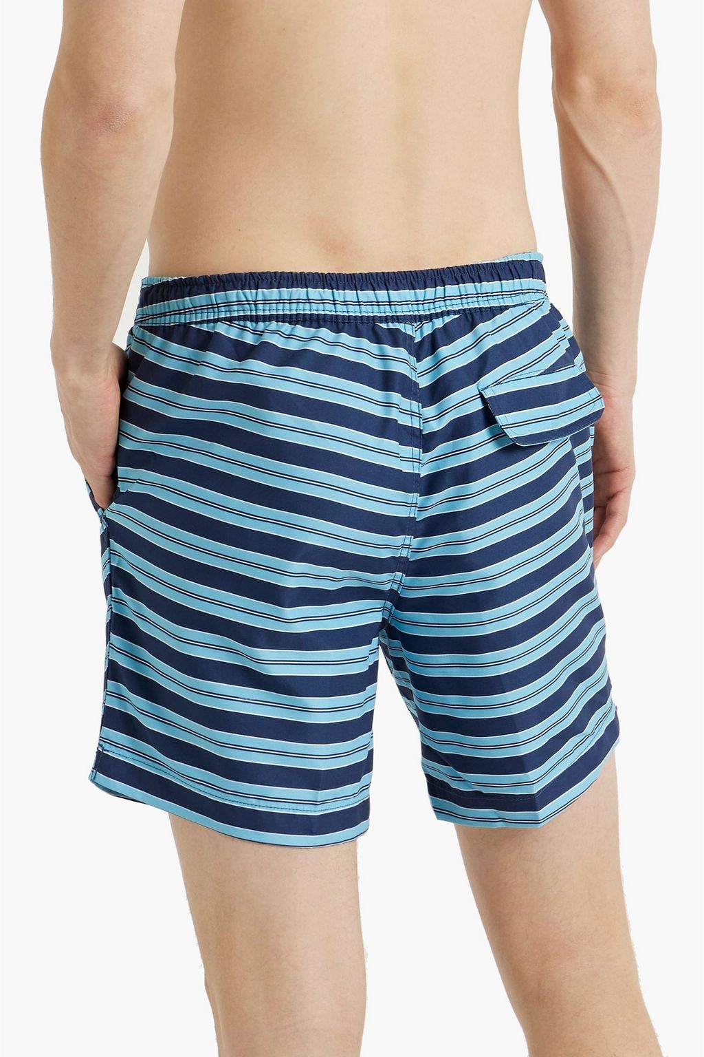ONIA Calder mittellange Badeshorts mit Streifen