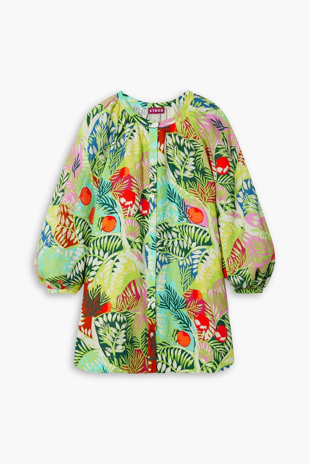 Vincent printed linen tunic