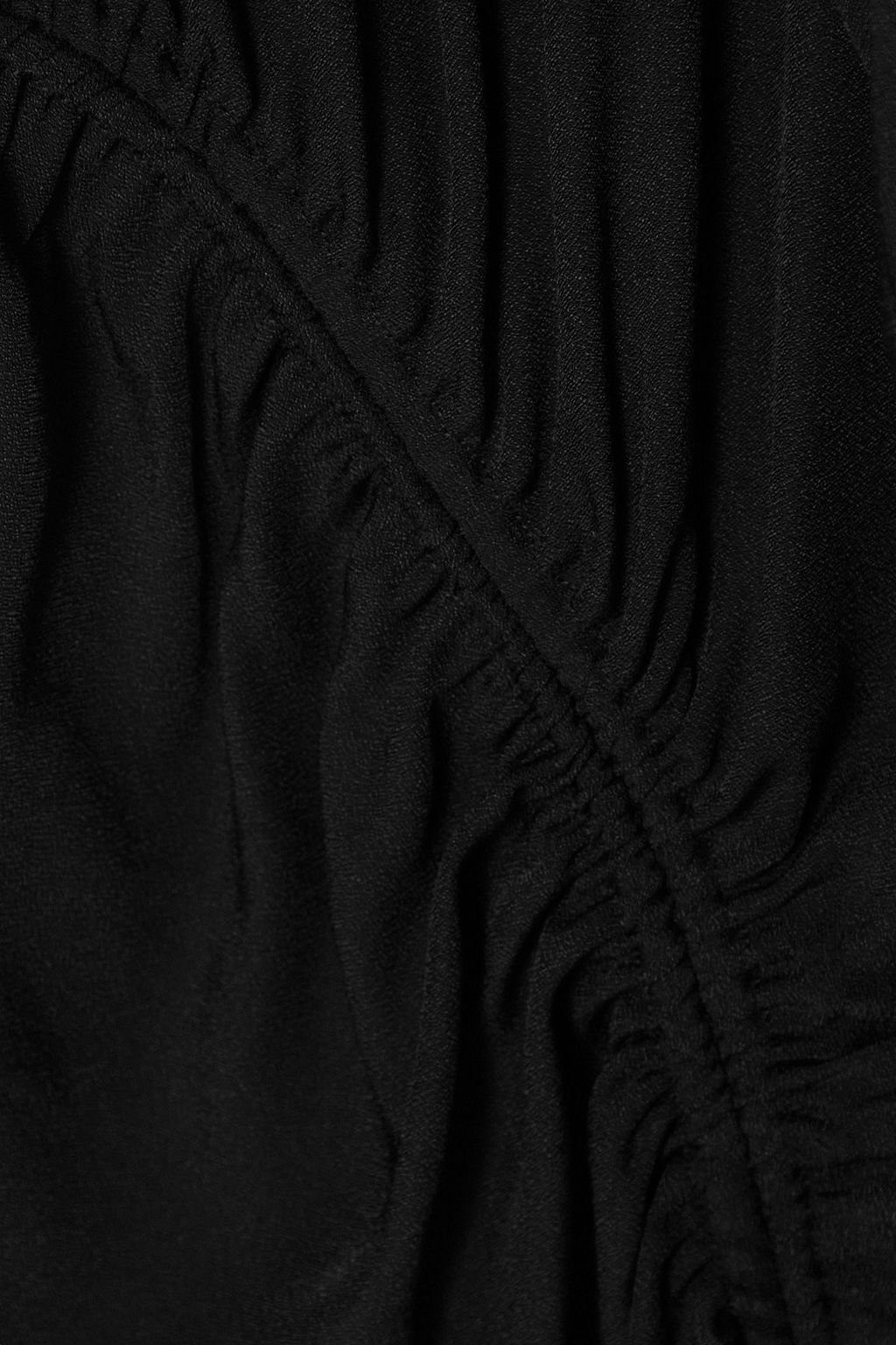 HOLZWEILER Opinion ruched crepe midi dress