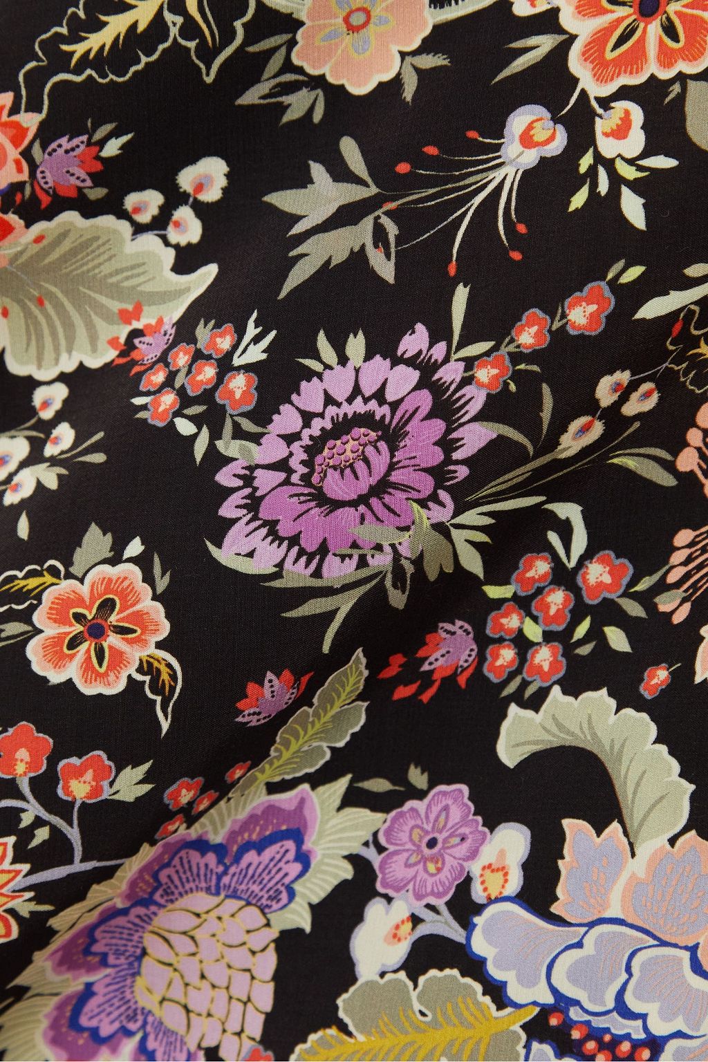 RIXO Jules floral-print crepe de chine mini dress