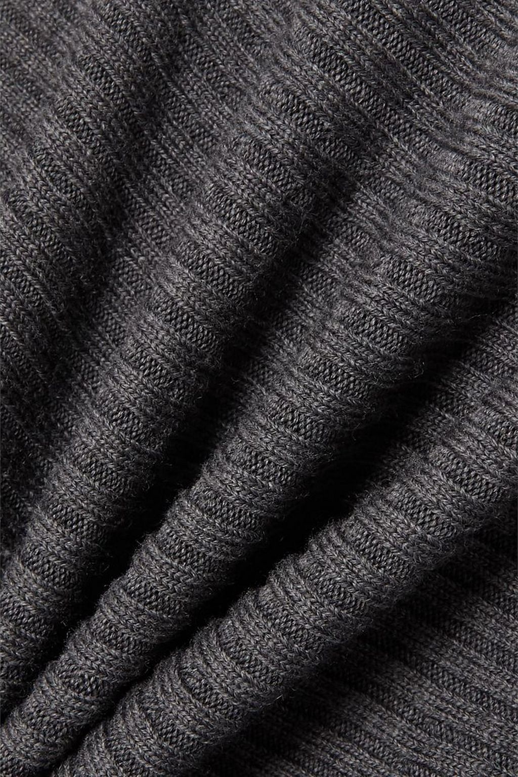 ALAÏA Flared ribbed wool-blend mini skirt