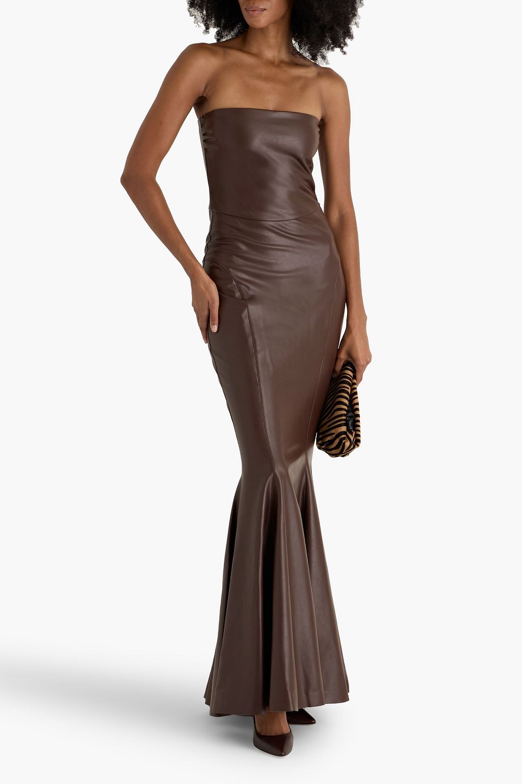NORMA KAMALI Strapless gown