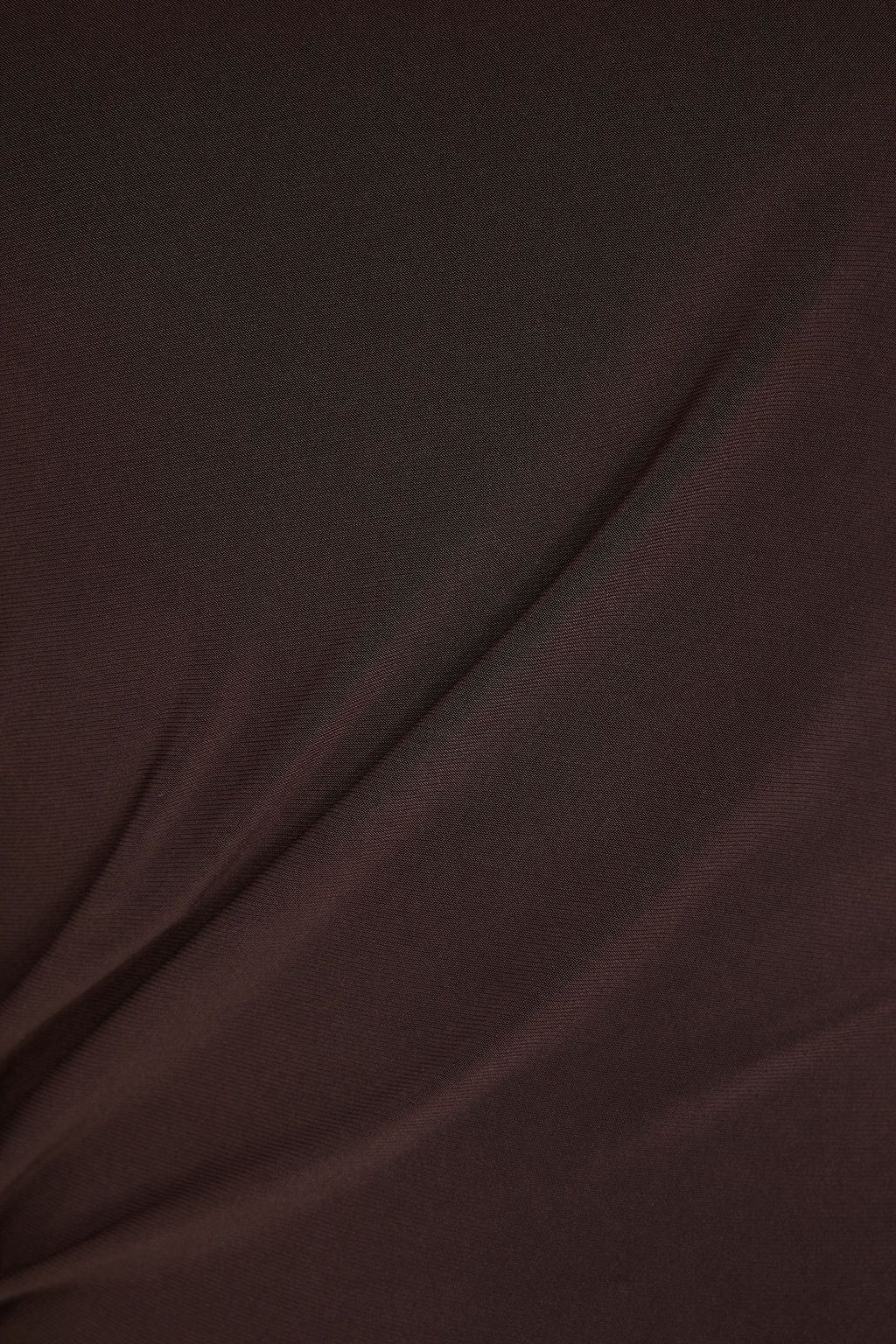 NORMA KAMALI Asymmetric ruched stretch-jersey gown