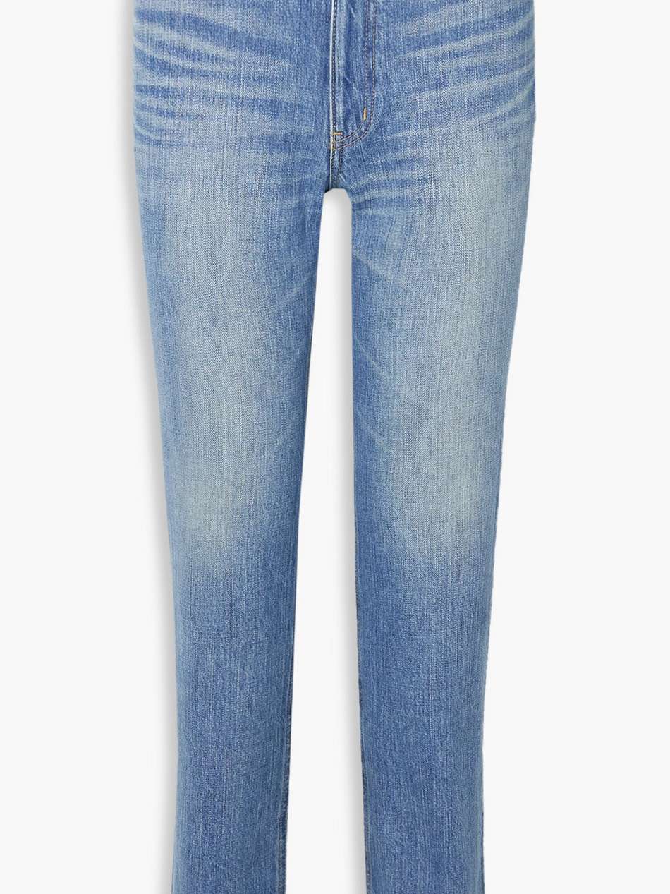 the labradorite mid-rise slim-leg jeans