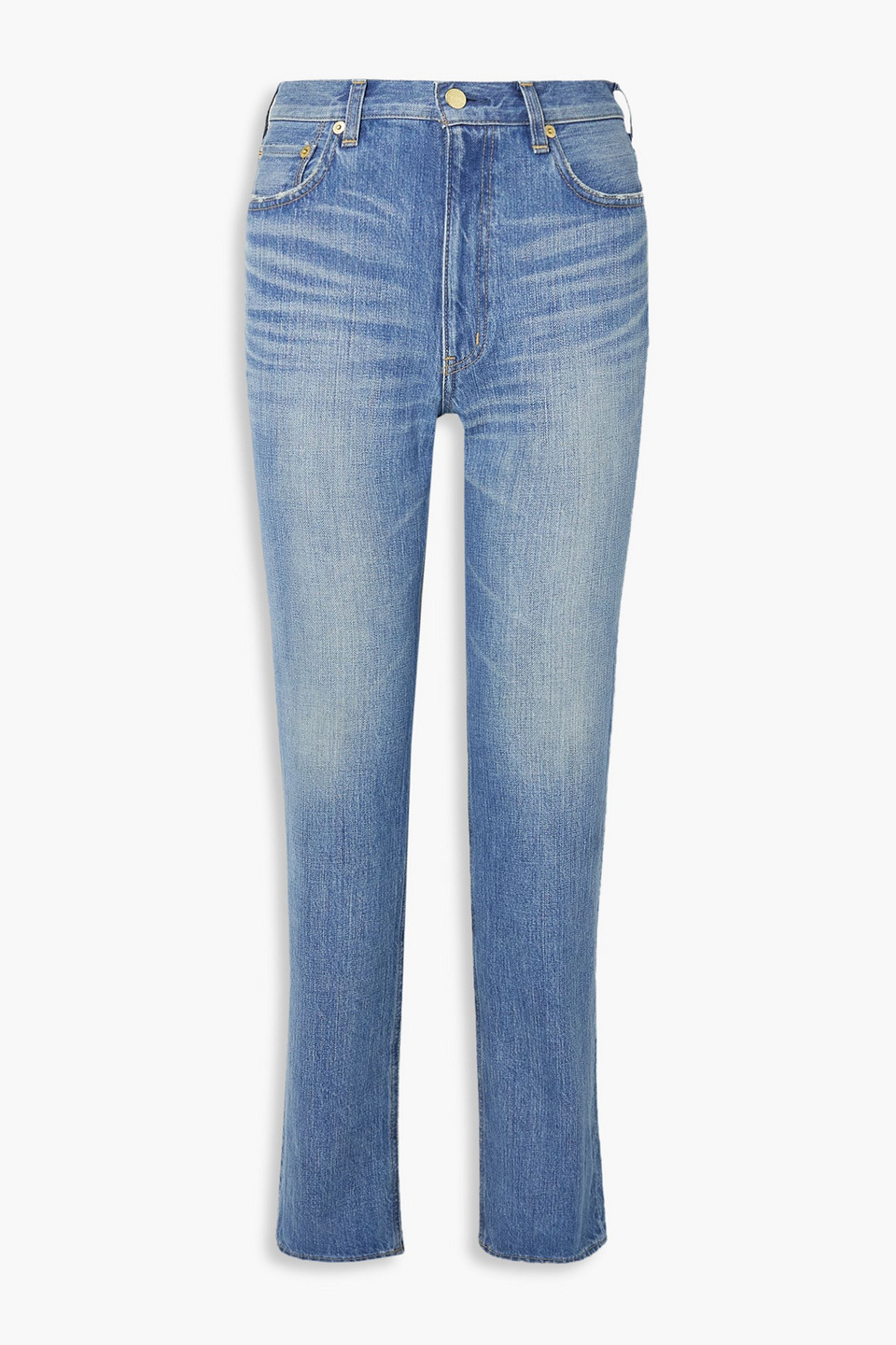 TU ES MON TRÉSOR The Labradorite mid-rise slim-leg jeans