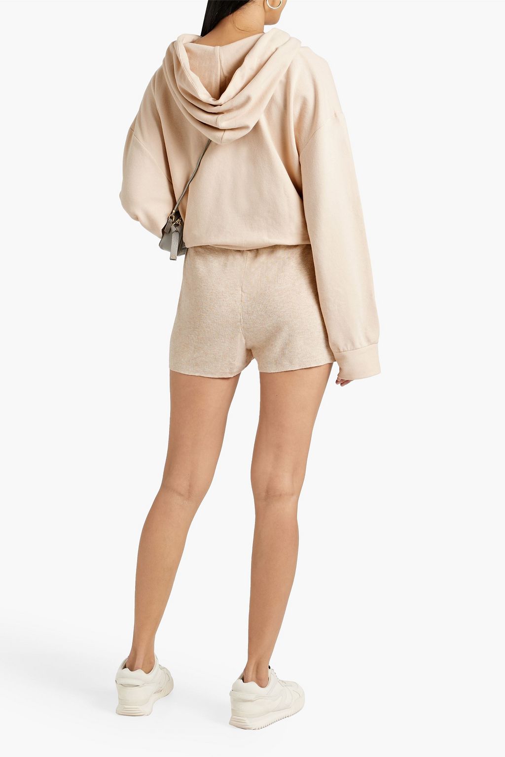 SKIN Elsie stretch cotton-jersey hoodie