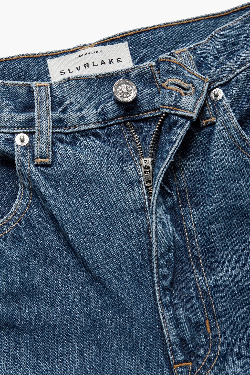 SLVRLAKE Charlotte hoch sitzende Schlagjeans