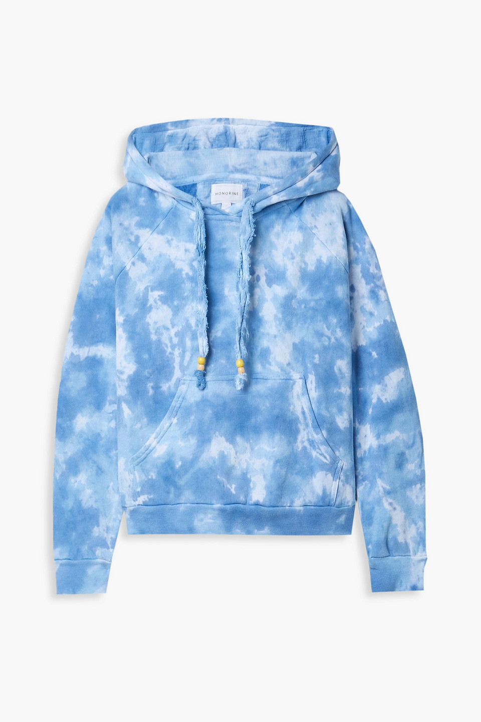 HONORINE Noah tie-dyed cotton-fleece hoodie