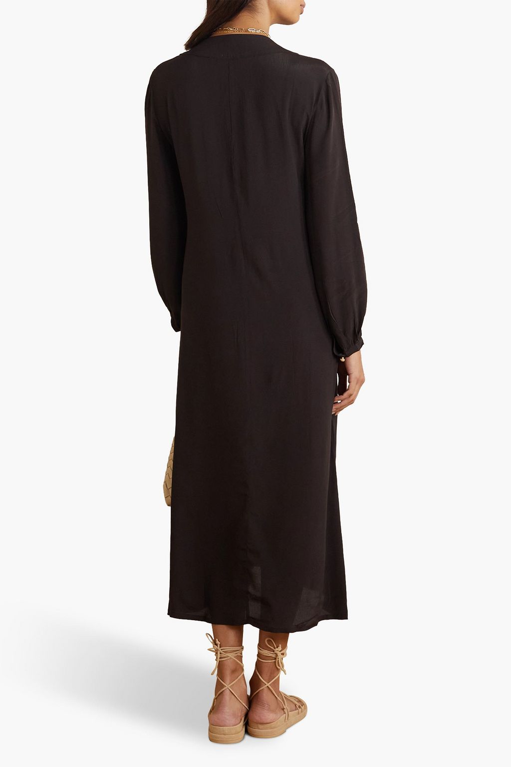 HAIGHT Duda crepe midi dress