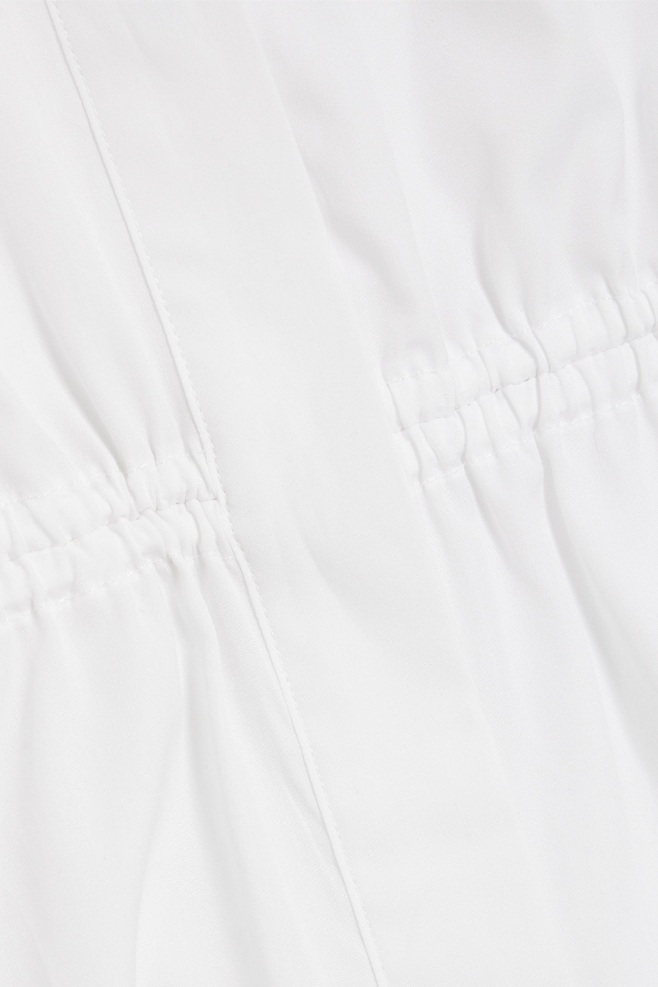 Rag & Bone Fiona Long Sleeve Cotton Poplin Shirtdress In White