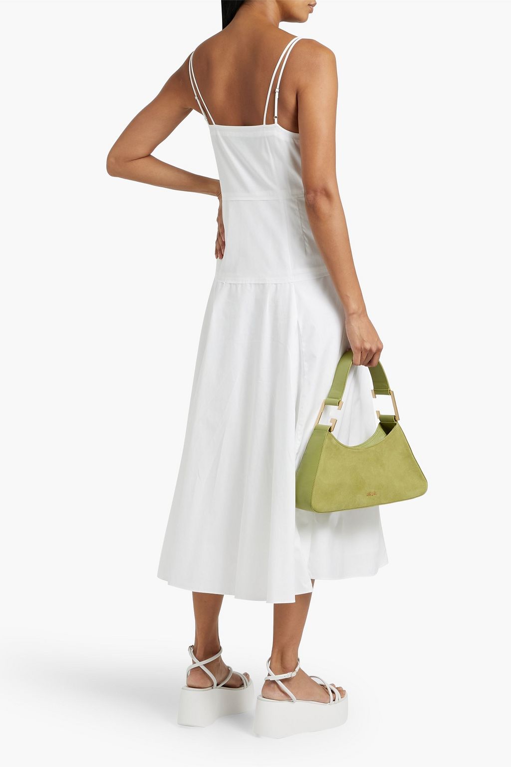RAG & BONE Misty cotton-poplin midi dress