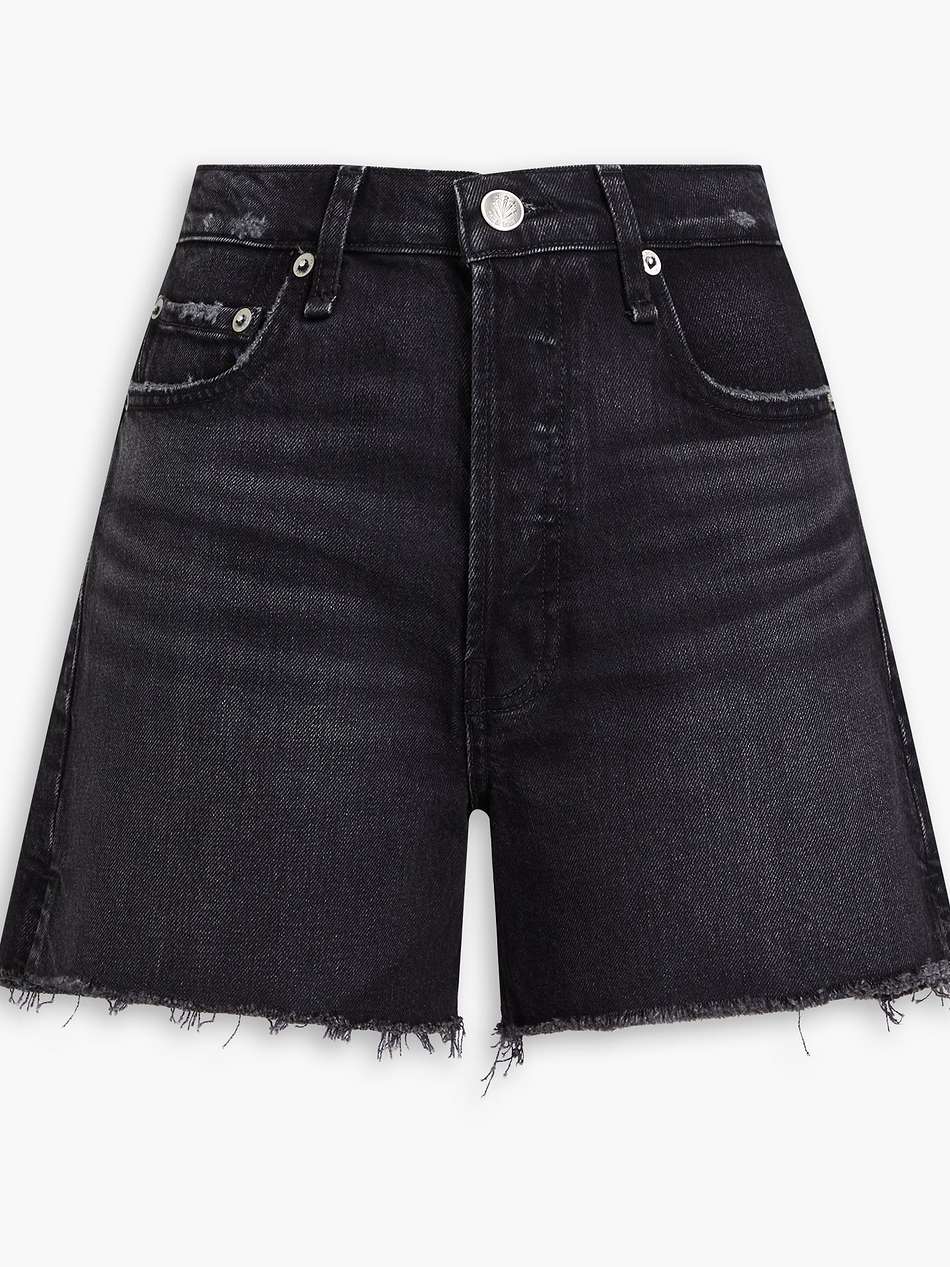 vintage cut off distressed denim shorts