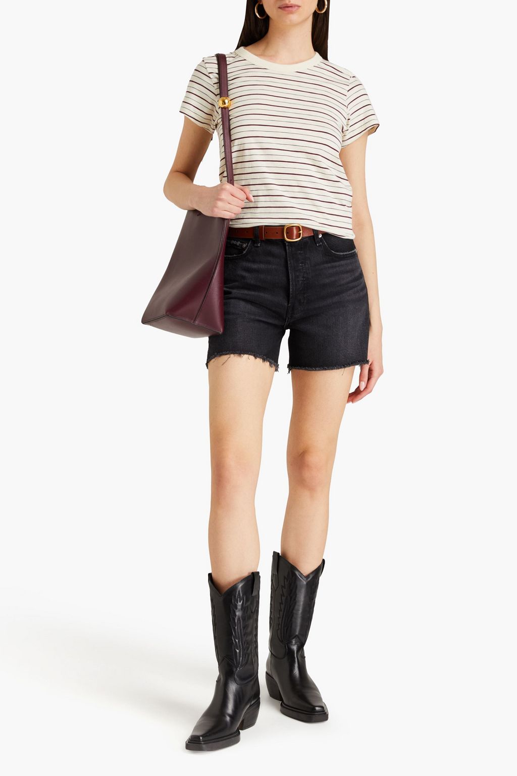 RAG & BONE デニム ショートパンツ ダメージ加工