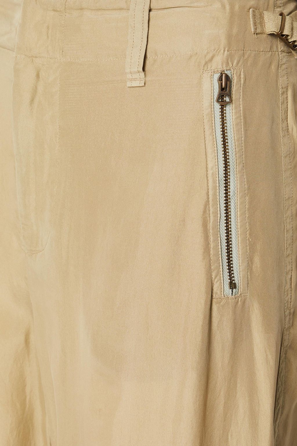 RAG & BONE بنطلون "شون" من الحرير بأرجل مستقيمة