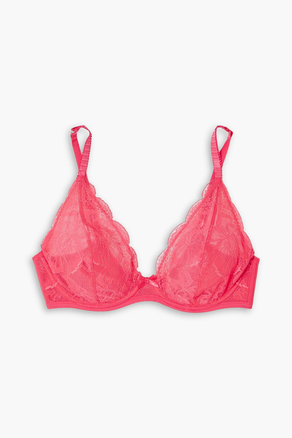 Agent Provocateur Bernie Leavers lace and tulle underwired bra