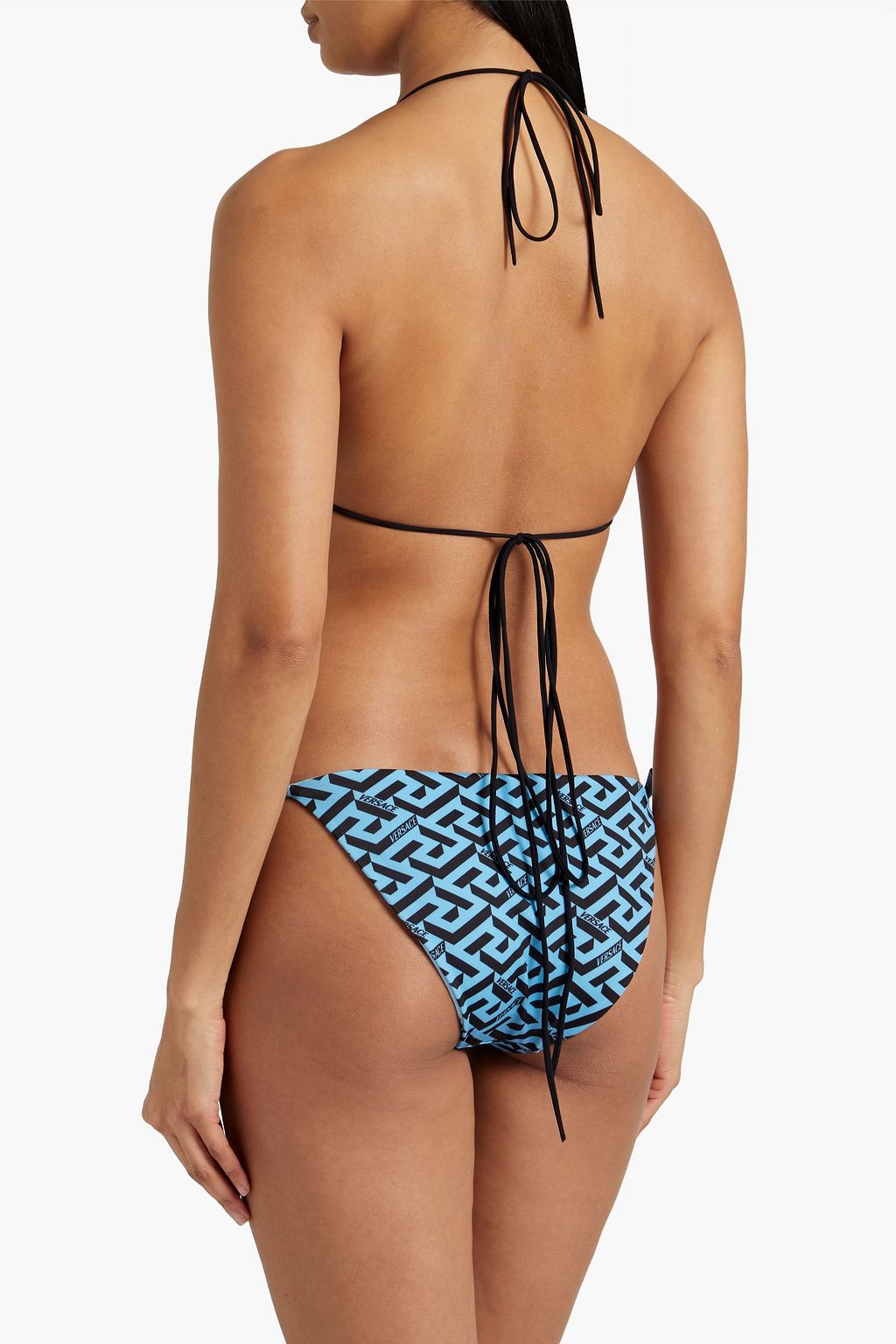 VERSACE Printed low-rise bikini briefs