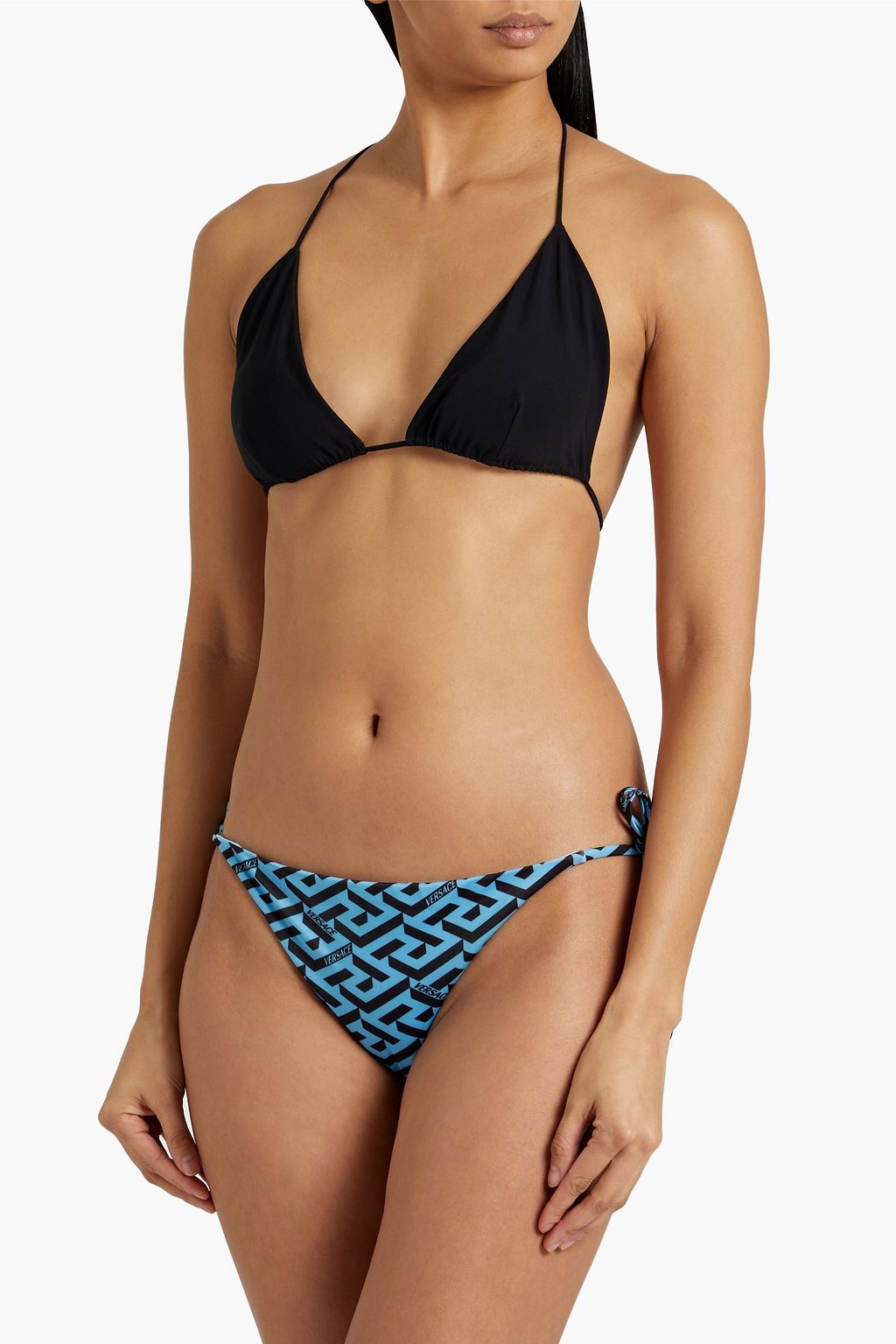 VERSACE Printed low-rise bikini briefs