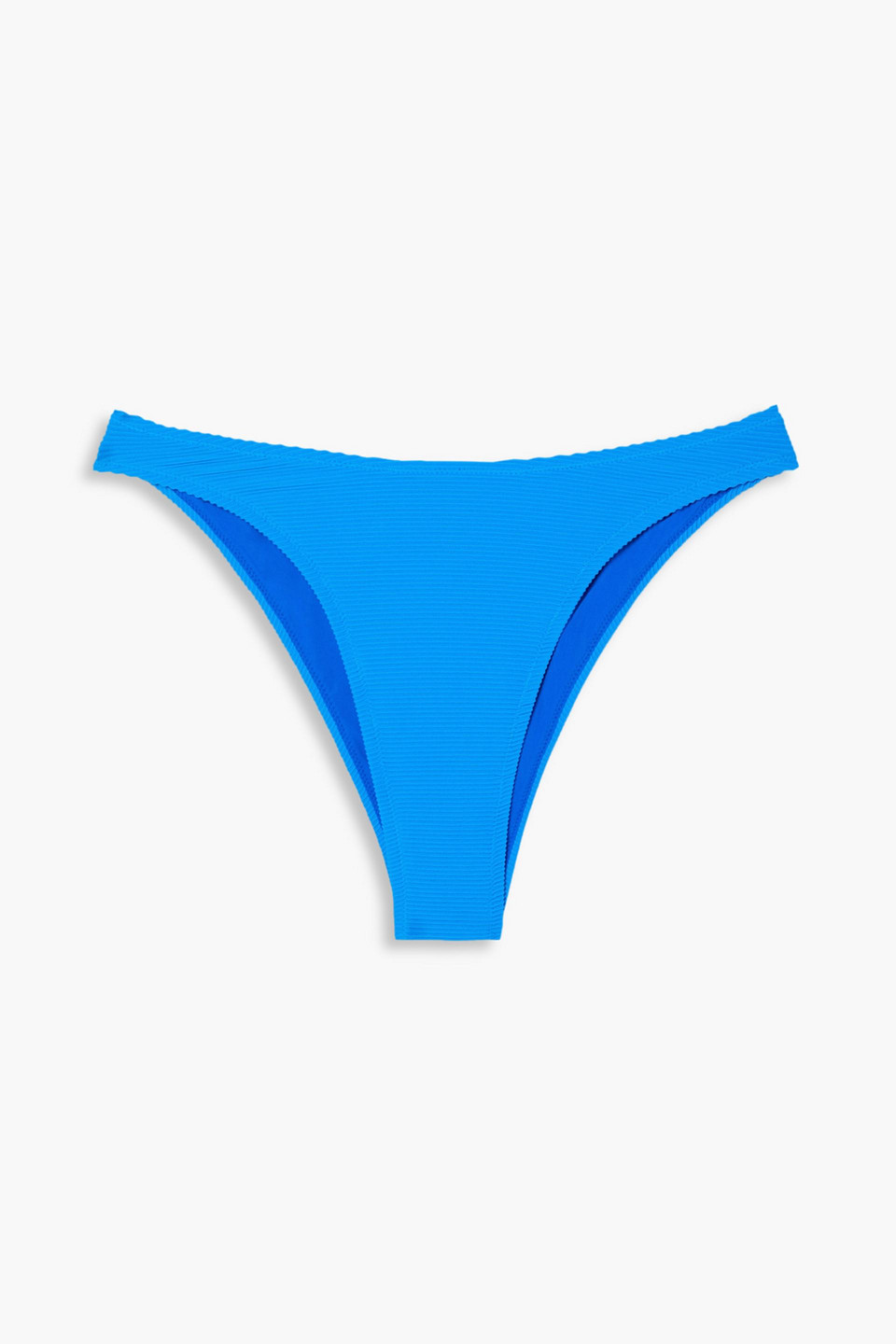 Fisch + Net Sustain Flamands Ribbed Recycled Bikini Briefs In Bright Blue