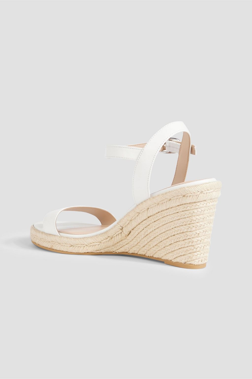 STUART WEITZMAN Teddi leather espadrille wedge sandals | Sale up to 70% ...