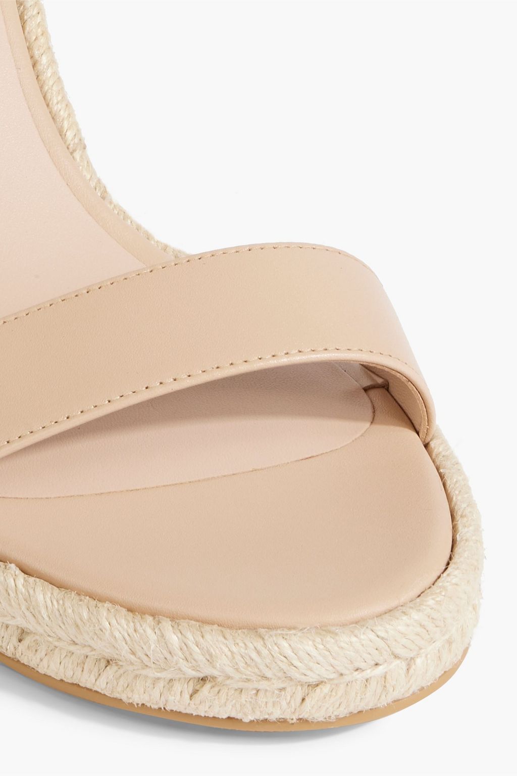 STUART WEITZMAN Teddi レザー エスパドリーユ ウェッジサンダル