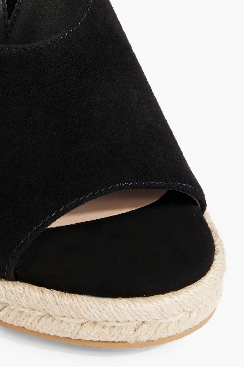 STUART WEITZMAN Wonda スエード エスパドリーユ ウェッジミュール
