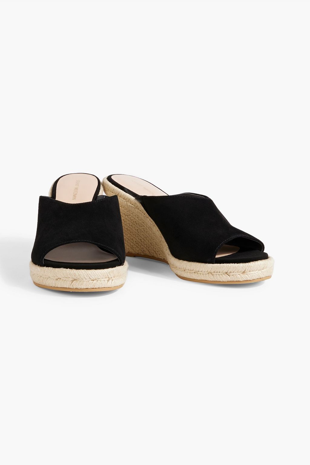 STUART WEITZMAN Wonda スエード エスパドリーユ ウェッジミュール
