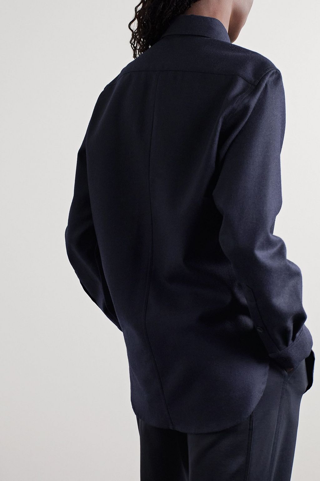 TIBI Wool-flannel shirt