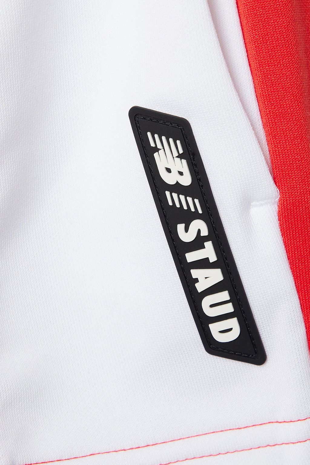 STAUD X NEW BALANCE New Balance two-tone jersey shorts