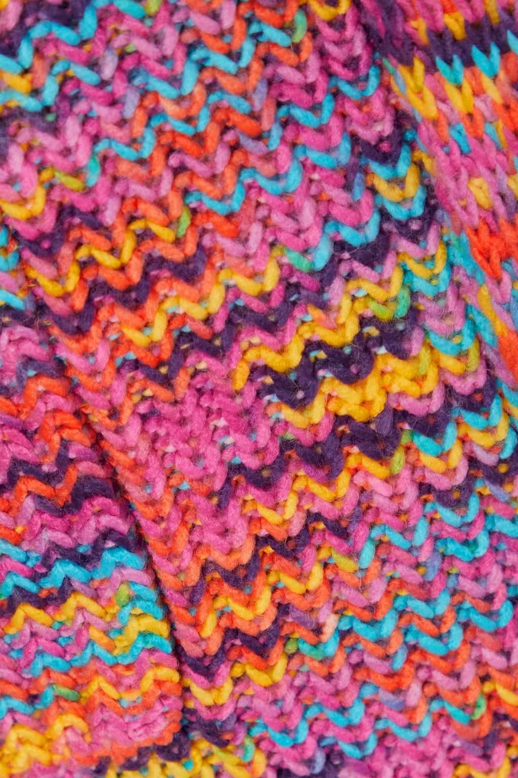 STAUD Marigold space-dyed knitted cardigan