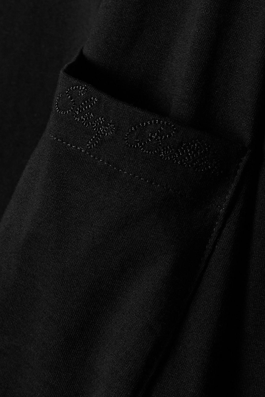 NINETY PERCENT Embroidered cotton-jersey nightdress