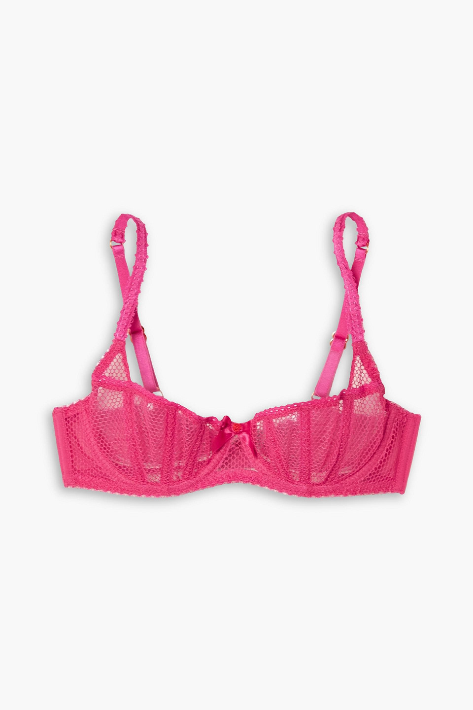 Agent Provocateur Raiven fishnet underwired balconette bra