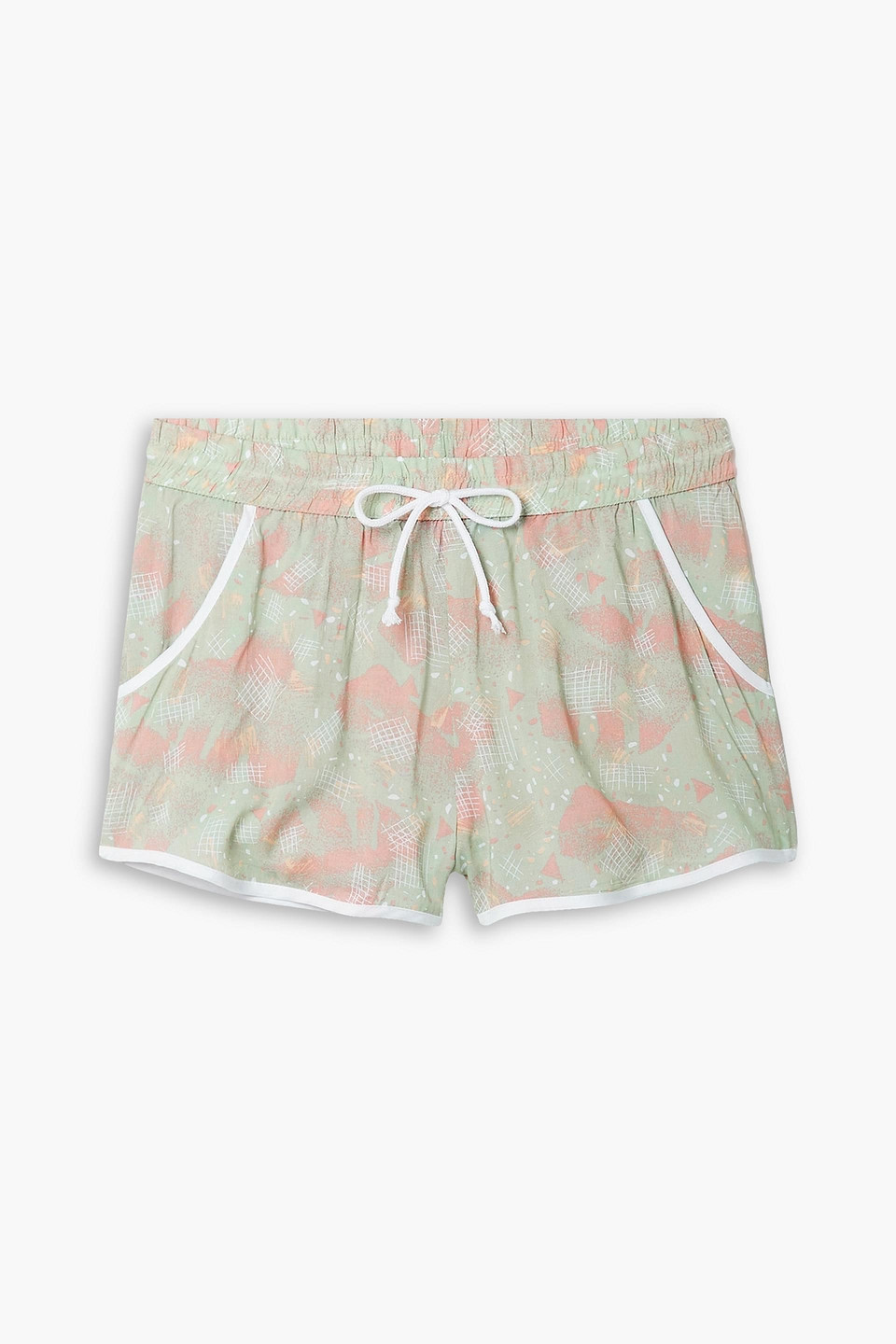 Hanna printed voile shorts