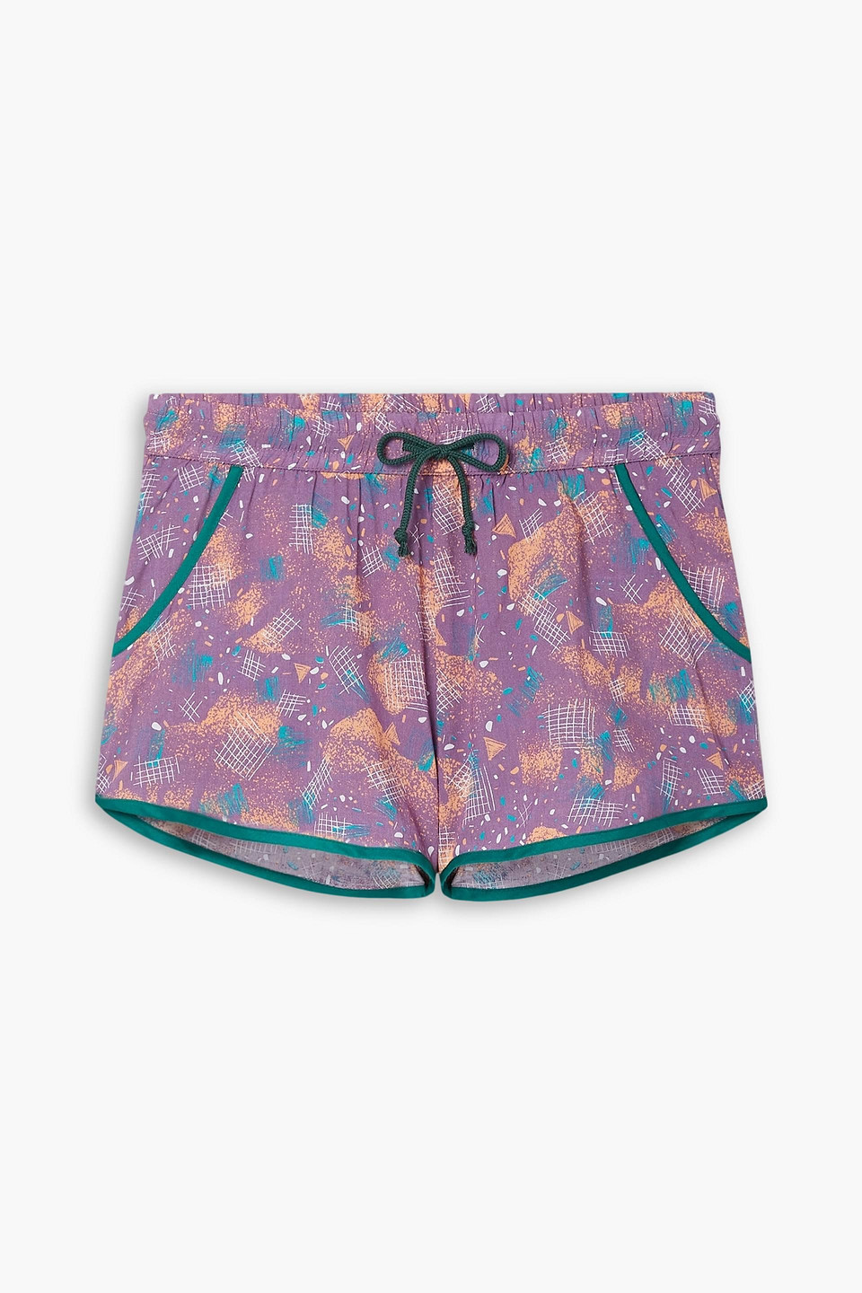 Hanna printed voile shorts