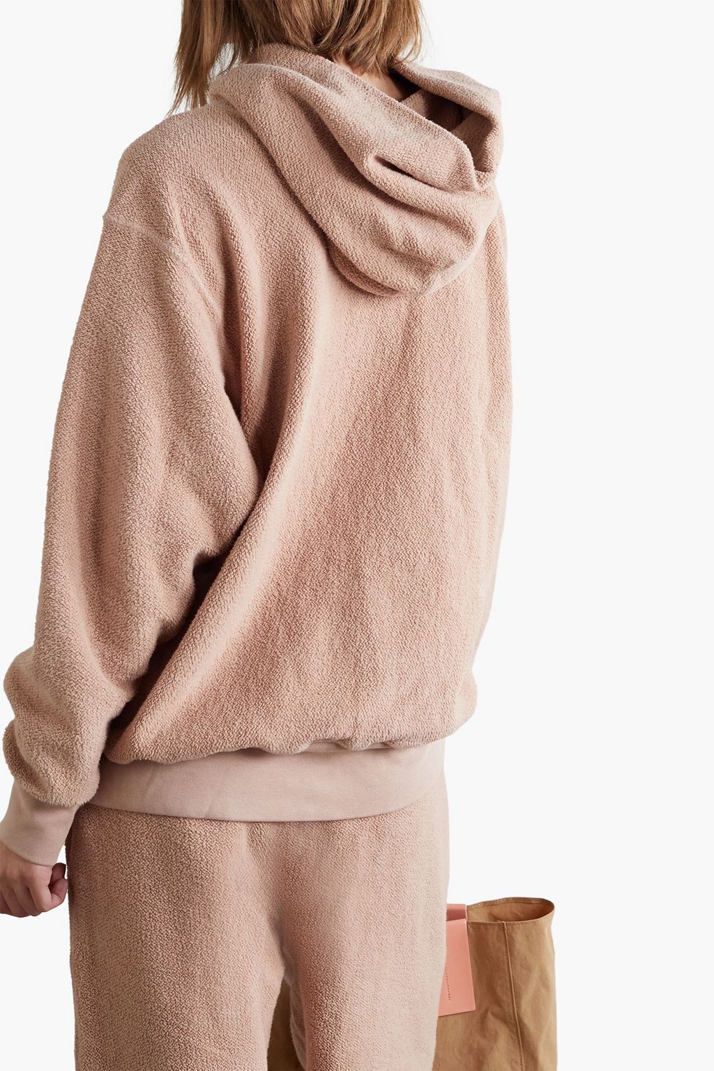 LES TIEN Cotton-fleece hoodie