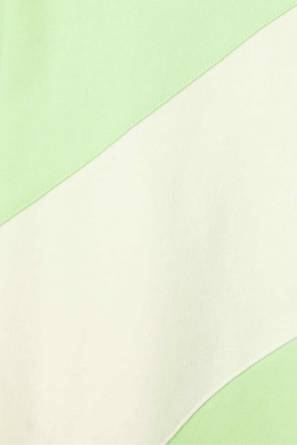 SOLID & STRIPED The Pullover French cotton-blend terry half-zip sweatshirt