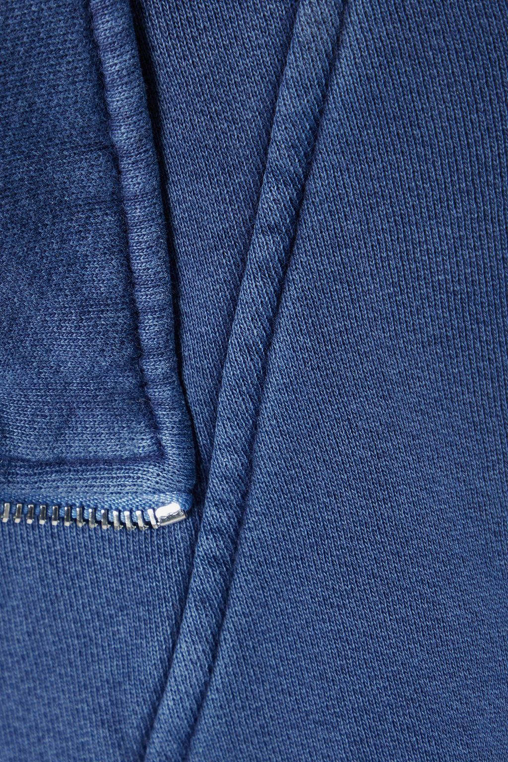 LES TIEN Yacht cotton-fleece half-zip sweatshirt