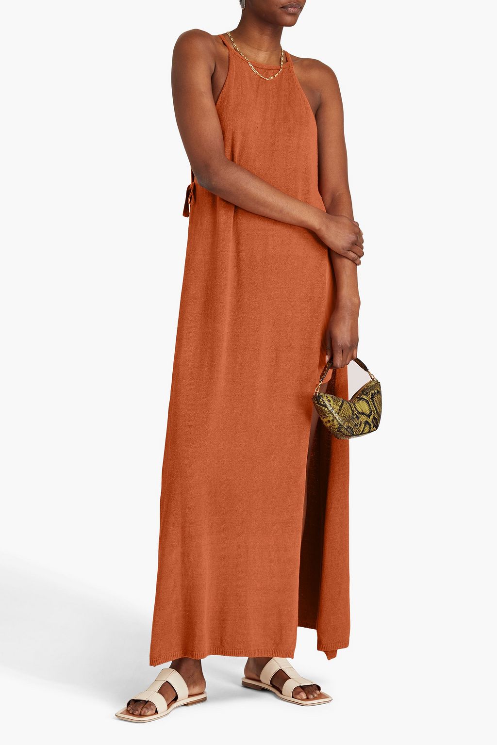CULT GAIA Remi convertible linen-blend maxi dress