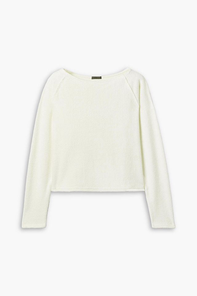 French cotton-terry sweatshirt