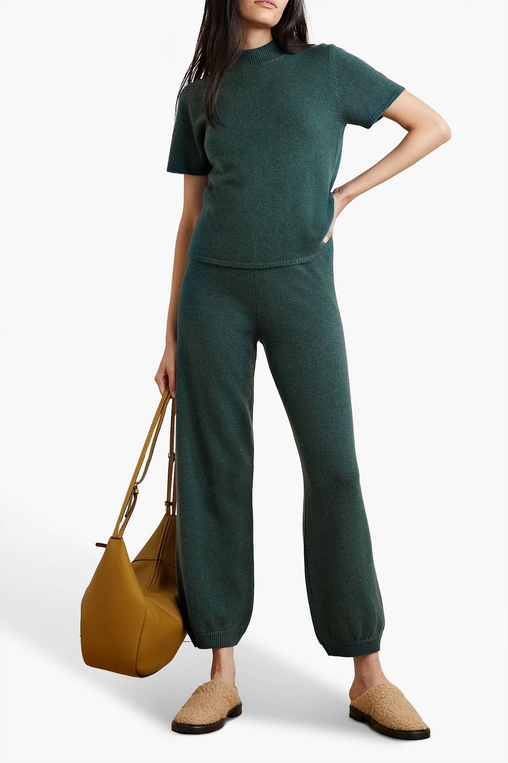 SUZIE KONDI Cashmere track pants