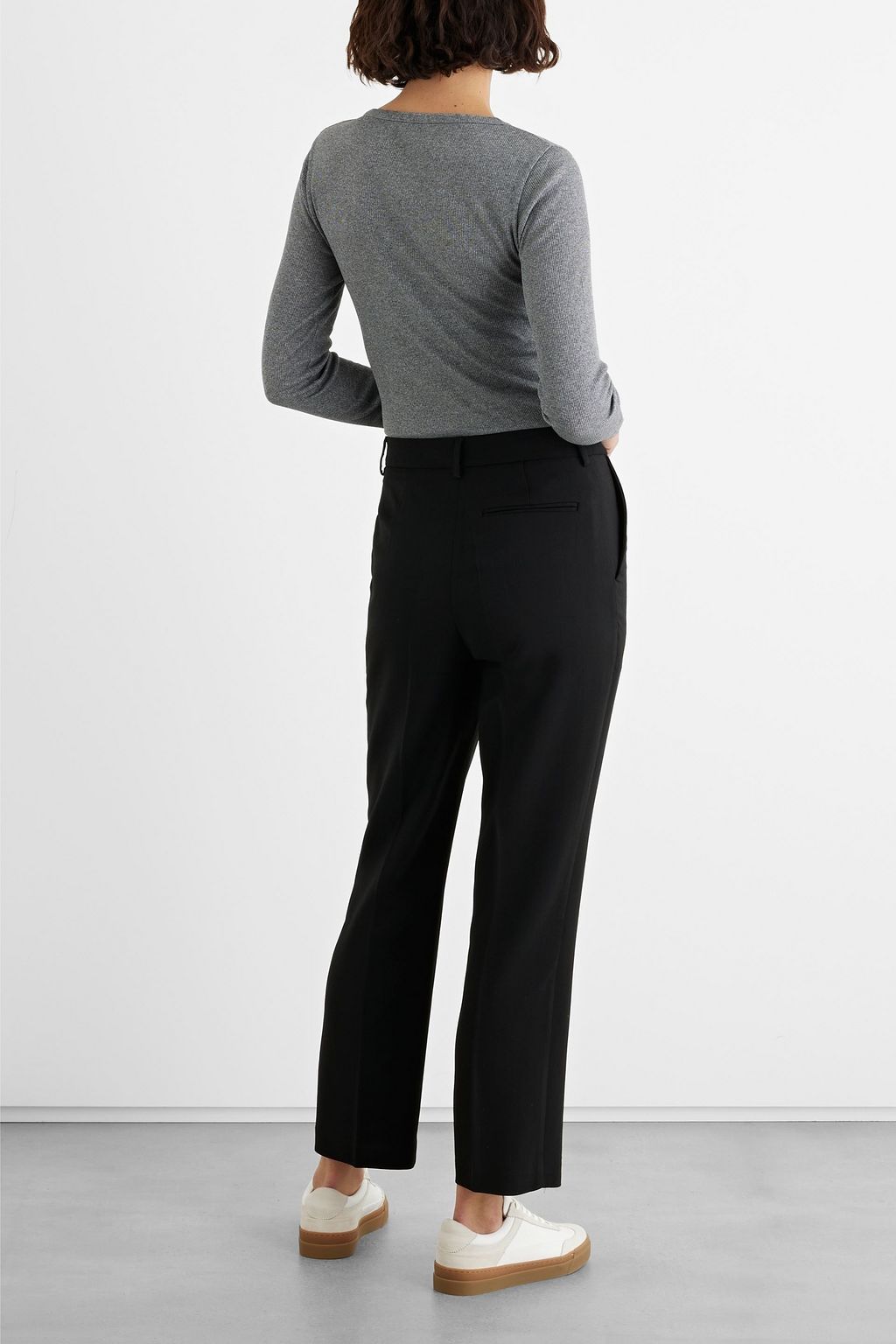 IRIS & INK Lucia crepe slim-leg pants