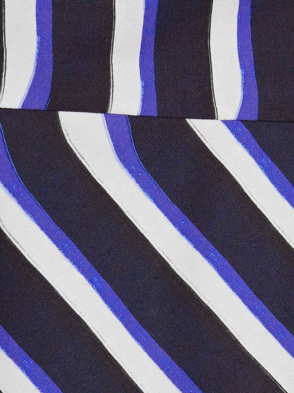 esme striped organic cotton-poplin midi dress
