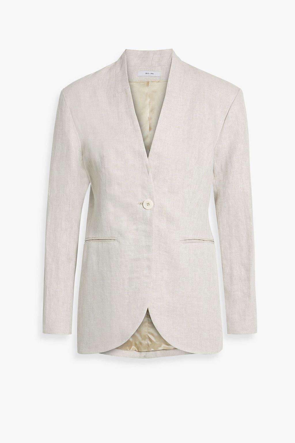 IRIS & INK Janelle linen blazer | THE OUTNET