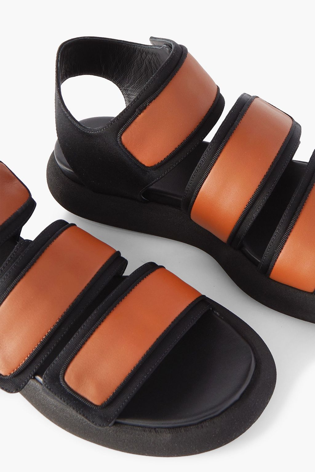 NEOUS Octans leather and neoprene sandals