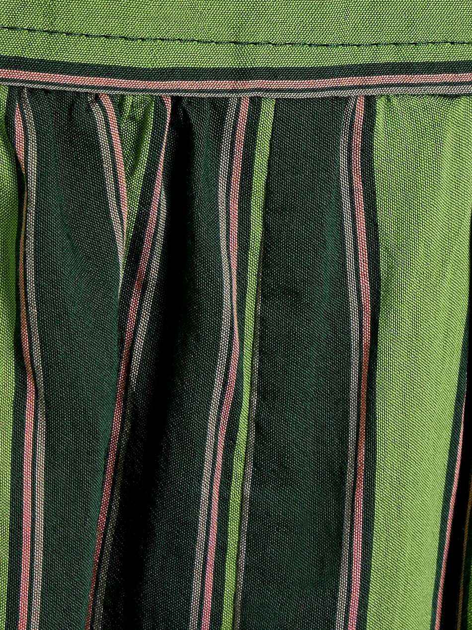 carmen striped lyocell-blend midi dress