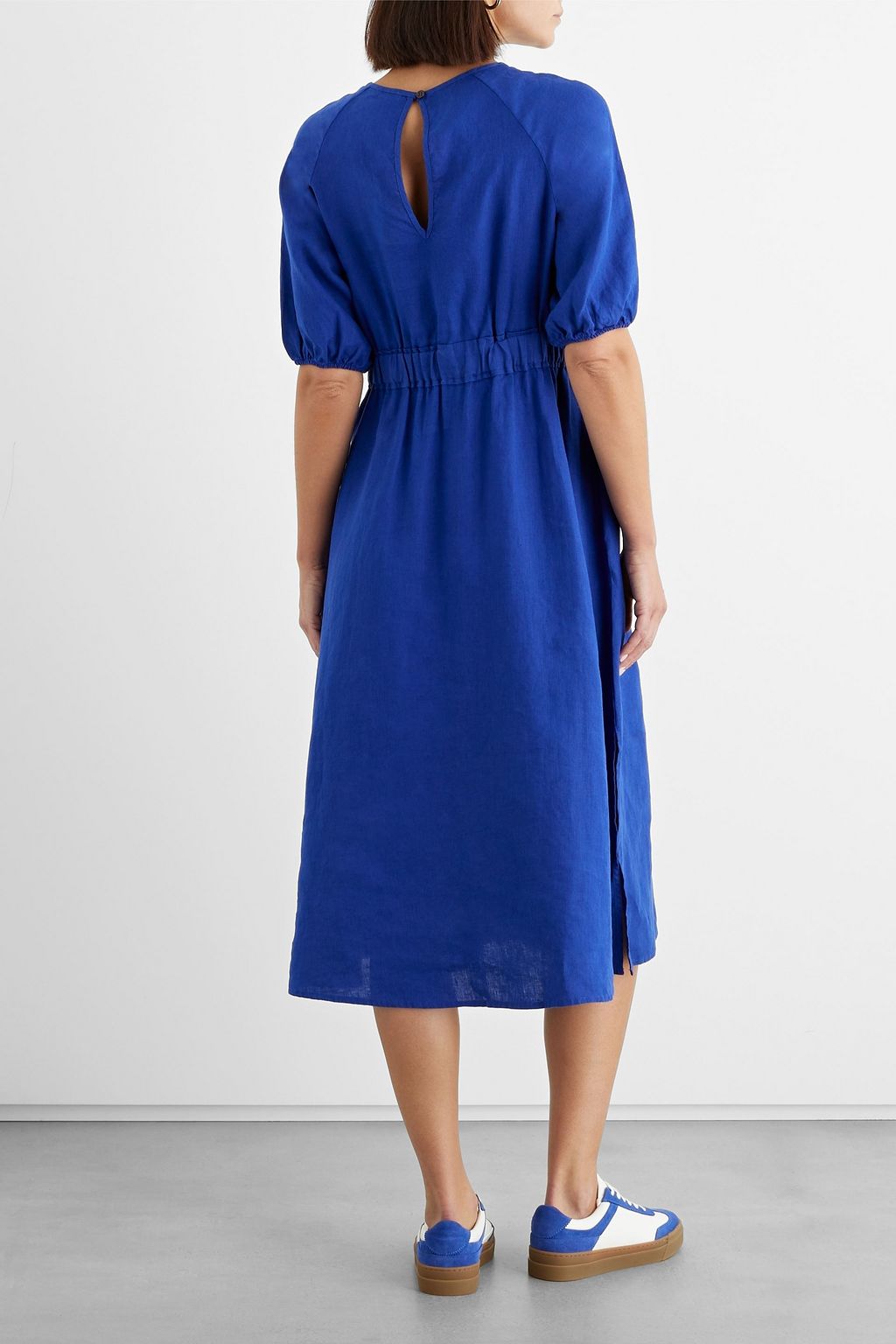 IRIS & INK Corinne linen midi dress